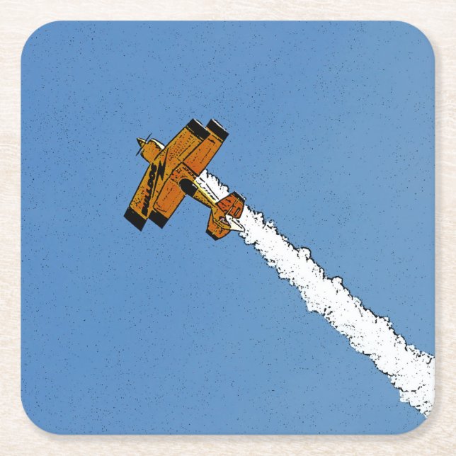 Flight 1 coastercnm square paper coaster (Front)