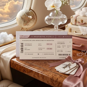 Flight 2 Forever Bridal Shower Invitation