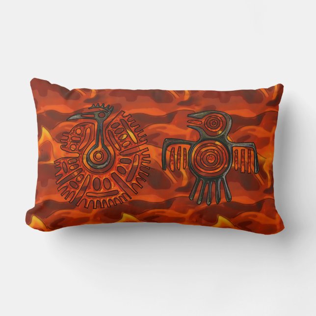 Flight 2 Native American Lumbar Pillow (Front)