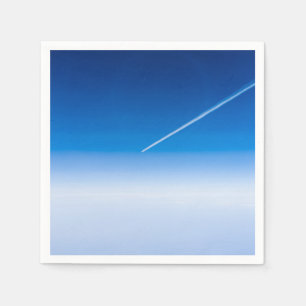 Flight above the clouds napkin