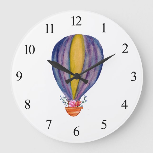 Flight Acrylic Wall Clock (Front)