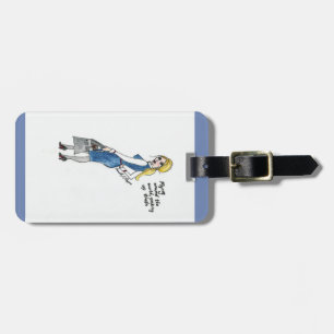 Flight attendant bag tag
