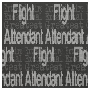 Flight Attendant Extraordinaire Fabric