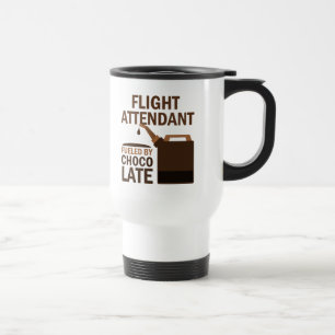 Flight Attendant (Funny) Chocolate Travel Mug