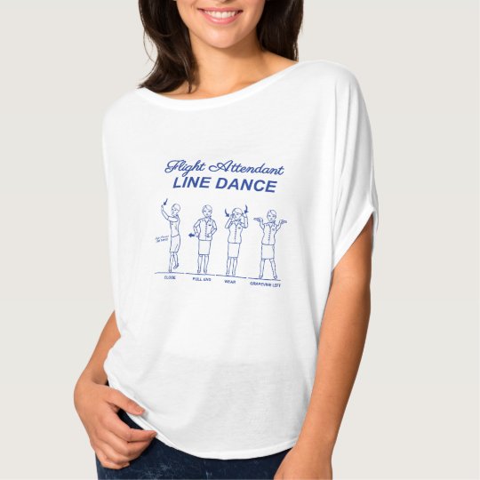 Flight Attendant Line Dance T-Shirt
