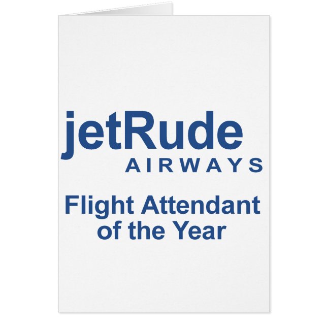 Flight Attendant of the Year (Front)