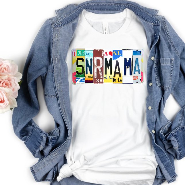 Flight Attendant Secret Language Senior Mama T-Shirt (Creator Uploaded)