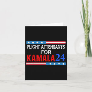 Flight Attendants For Kamala Harris 2024 Card