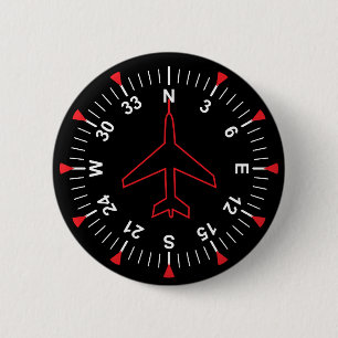 Flight Instruments 2 Inch Round Button