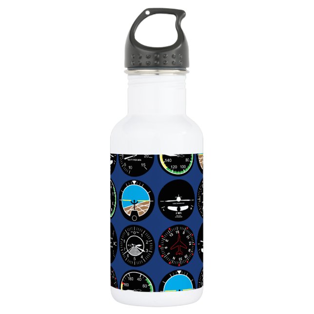 Flight Instruments 532 Ml Water Bottle (Front)
