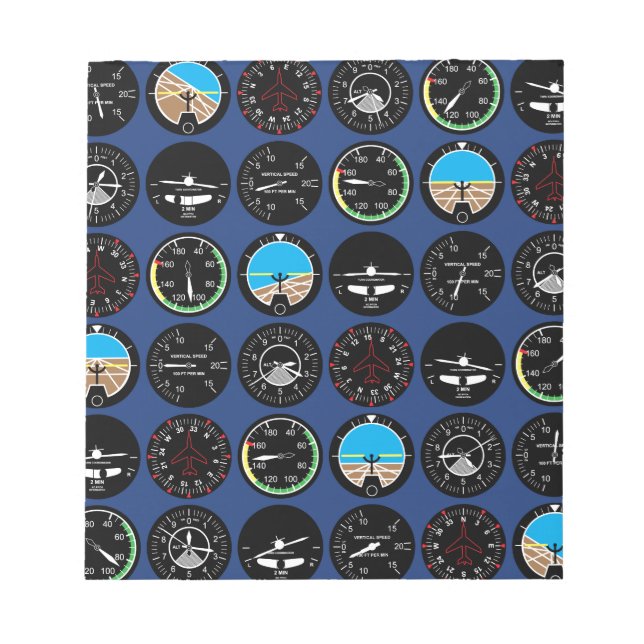 Flight Instruments Notepad (Front)