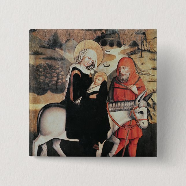 Flight Into Egypt 2 Inch Square Button (Front)
