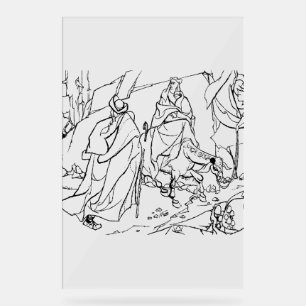 Flight into Egypt Acrylic Sign