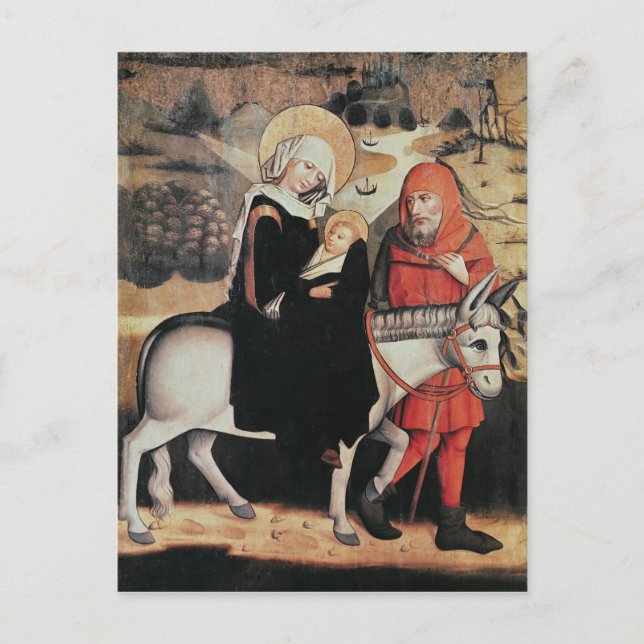Flight Into Egypt Postcard (Front)