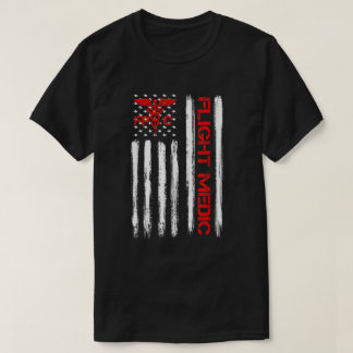 Flight Medic Ems Emt Nurse Paramedic Us American F T-Shirt