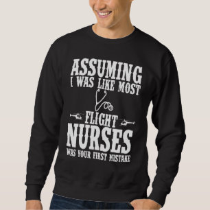 Flight Nurse Apparel - Cute Nurses Design Sweatshirt