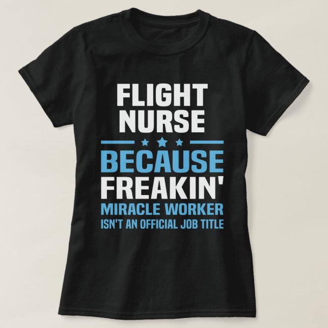 Flight Nurse T-Shirt (Design Front)