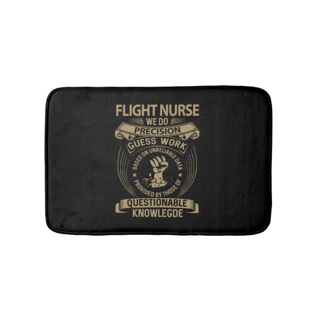 Flight Nurse - We Do Precision   Bath Mat (Front)