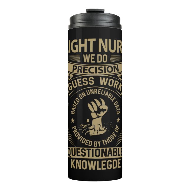 Flight Nurse - We Do Precision   Thermal Tumbler (Front)