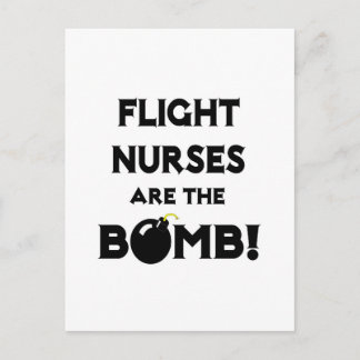 Flight Nurses Are The Bomb! Postcard