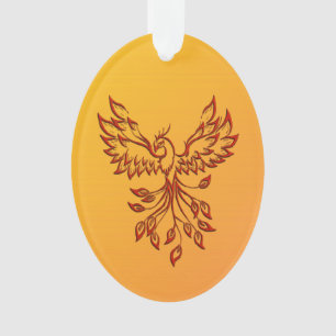 Flight of A Phoenix Ornament