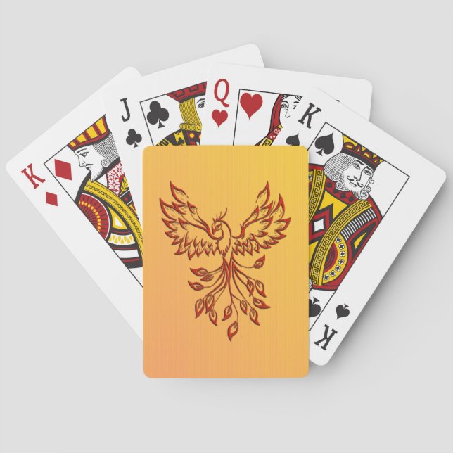 Flight of A Phoenix Playing Cards (Back)