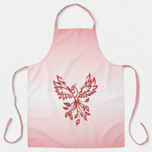 Flight of A Phoenix Red Apron