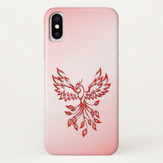 Flight of A Phoenix Red on Pink Case-Mate iPhone Case