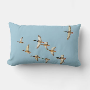 Flight of Mallards Lumbar Pillow