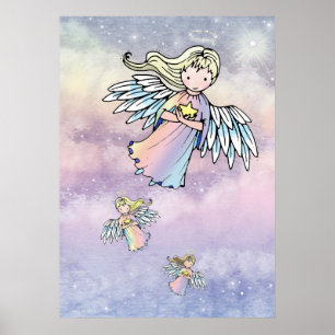 Flight of the Angel Poster by Molly Harrison
