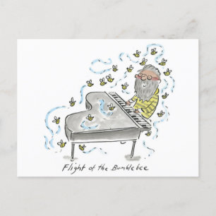 Flight of the Bumblebee Postcard