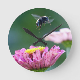 Flight of the Bumblebee Round Clock