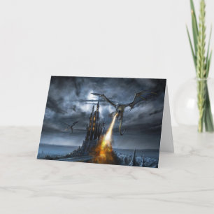 Flight Of The Dragon - Birthday Greeting Card