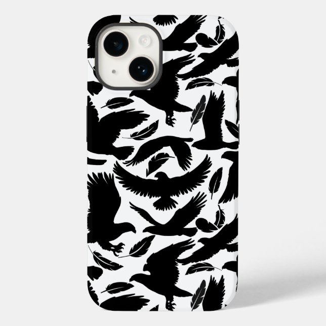 Flight of the Eagles black.w No BG Case-Mate iPhone Case (Back)