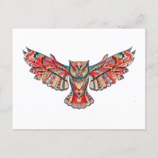Flight of the owl postcard