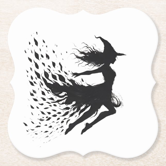 Flight Of The Shadow Paper Coaster (Front)