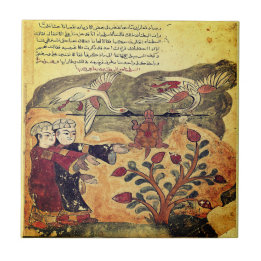  Flight of the Tortoise Indian Renaissance Fable Tile