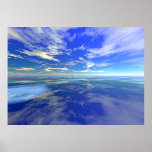 Flight over Water Poster (Front)