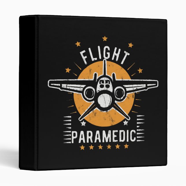 Flight paramedic binder (Front/Spine)
