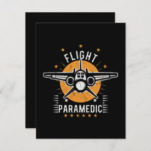 Flight paramedic enclosure card