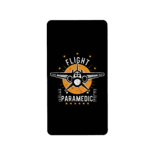 Flight paramedic label
