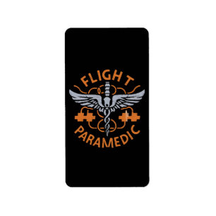 Flight paramedic label