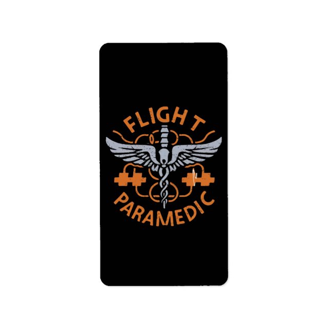 Flight paramedic label (Front)