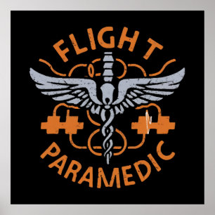 Flight paramedic poster