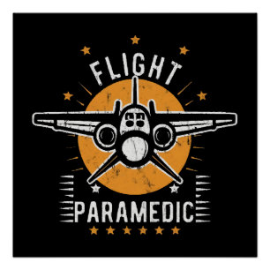 Flight paramedic poster