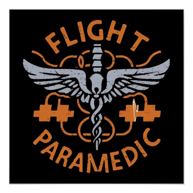 Flight paramedic poster (Front)