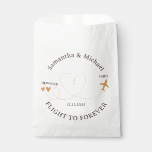 Flight Plane Travel prepare gift Wedding Favour Bag