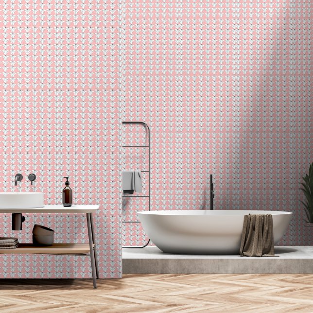 FLIGHT Repeat  Peach     Wallpaper (Bathroom)
