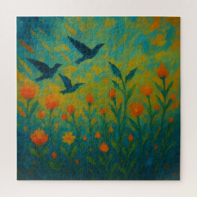 Flight Through Color Jigsaw Puzzle (Vertical)