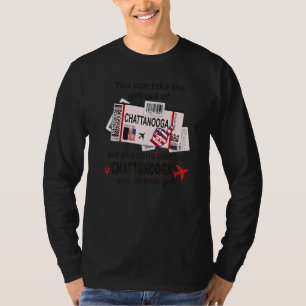 Flight Ticket Chattanooga Girl Chattanooga Boardin T-Shirt